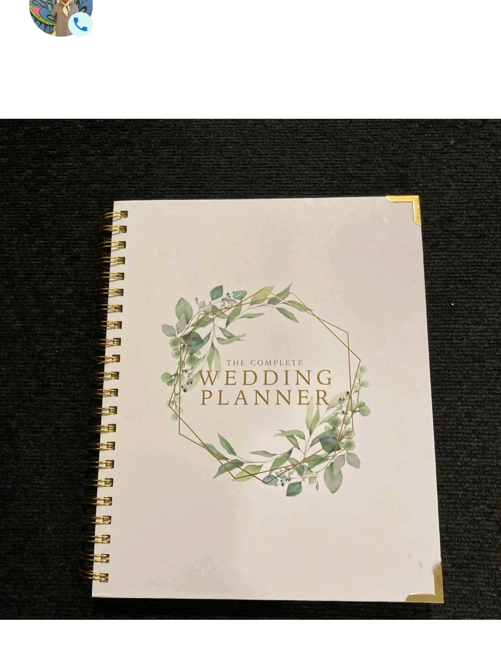 Wedding Planner & Organizer - Floral Gold Edition - Diary Engagement Gift NWOT